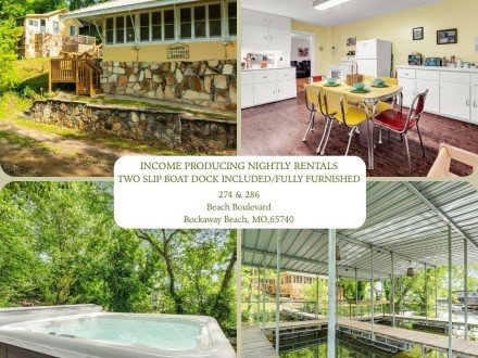 274 & 286 Beach Boulevard, Rockaway Beach, MO 65740