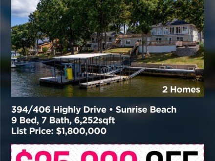 394/406 Highly, Sunrise Beach, MO 65079